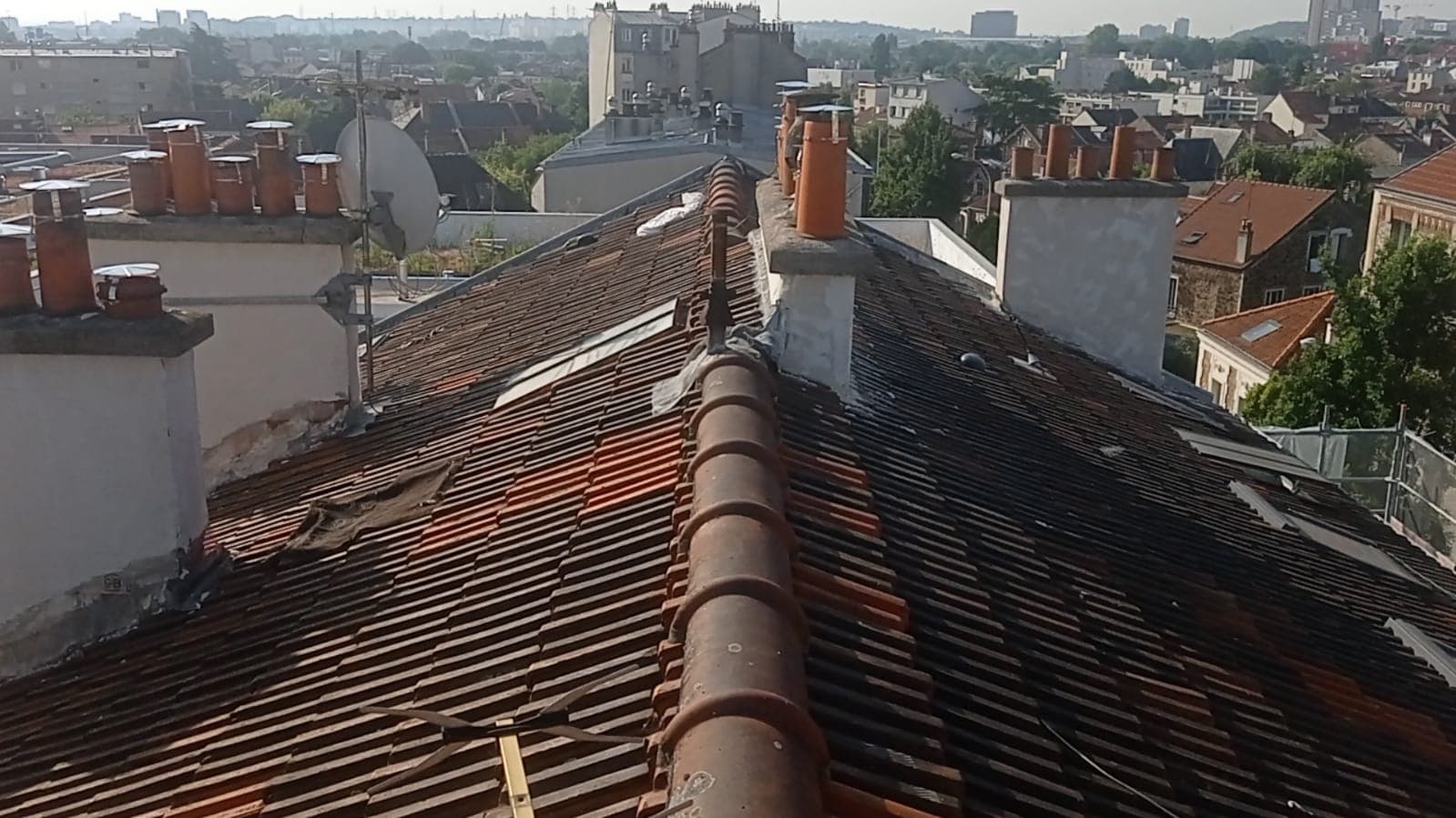 Avant — Zinc standing seam — Asnières-sur-Seine