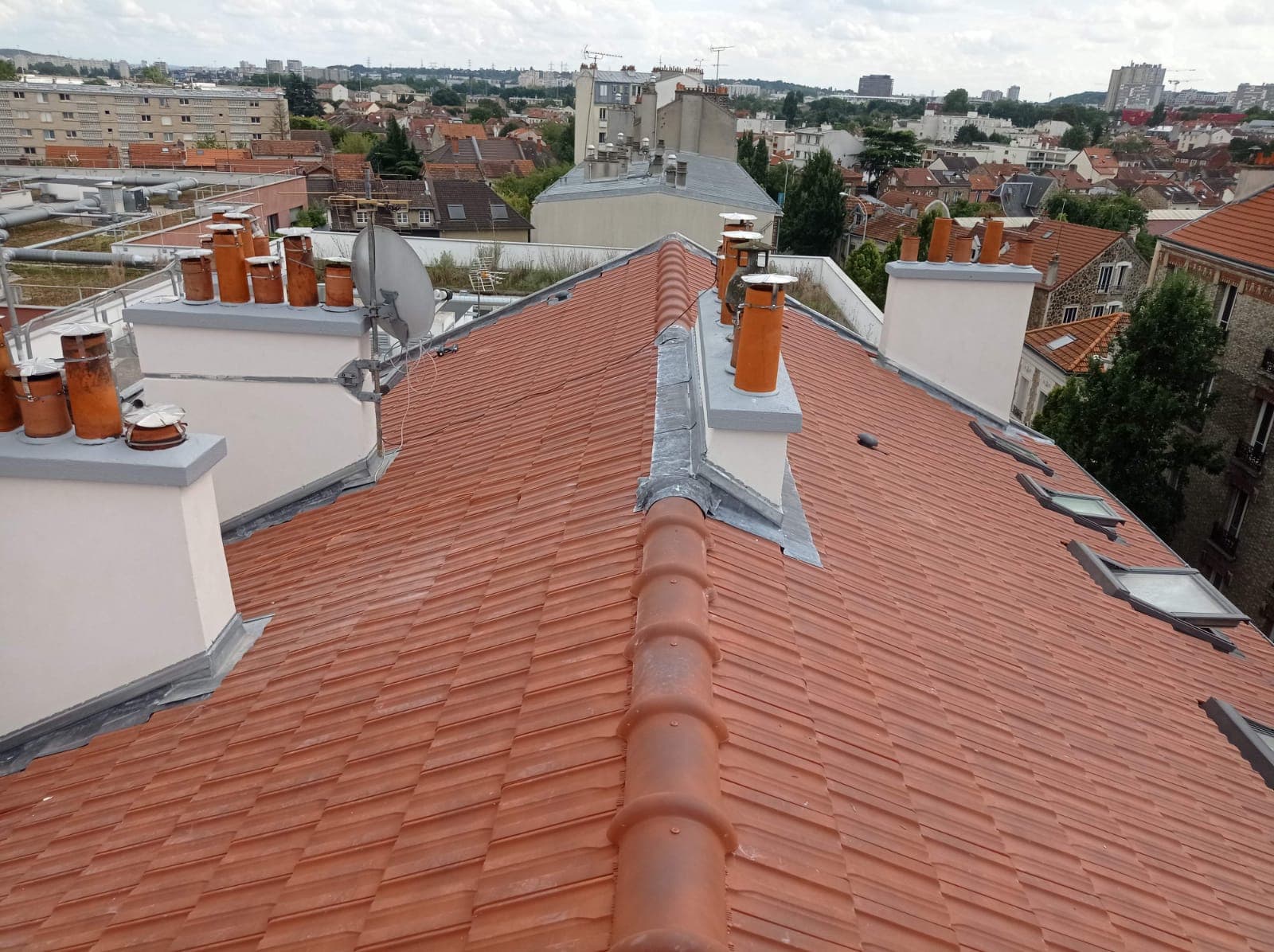 Après — Zinc standing seam — Asnières-sur-Seine